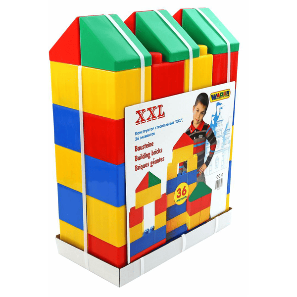 WADER QUALITY TOYS  Bloques de construcción XXL 36 piezas