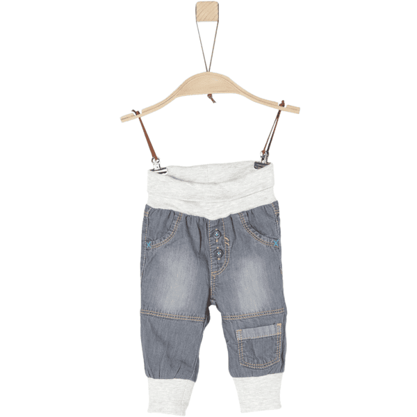 s.Oliver Boys Pantalon grijs denim niet elastisch