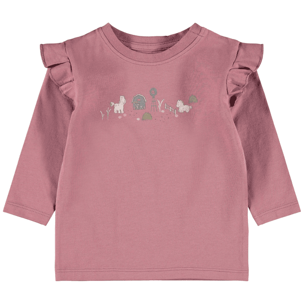 name it Košile s dlouhým rukávem Nbfloraine Deco Rose