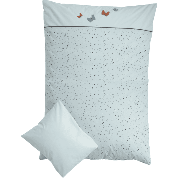 Be Be Be 's Collection Sänglinne 3D Butterfly Mint 100 x 135 cm
