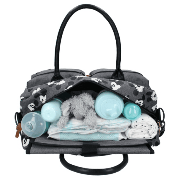 Kidzroom Sac à langer Mickey Mouse Disney Better Care Dark Grey