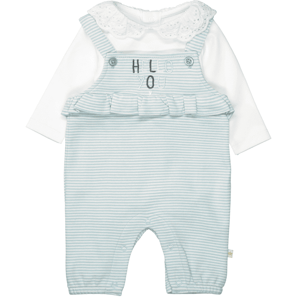 Staccato  romper+paita aqua sky raidallinen 