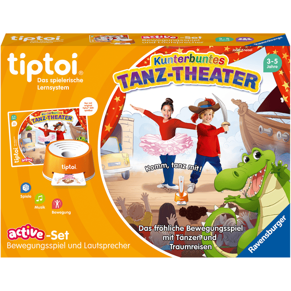 Ravensburger tiptoi® ACTIVE Set Kunterbuntes Tanz-Theater
