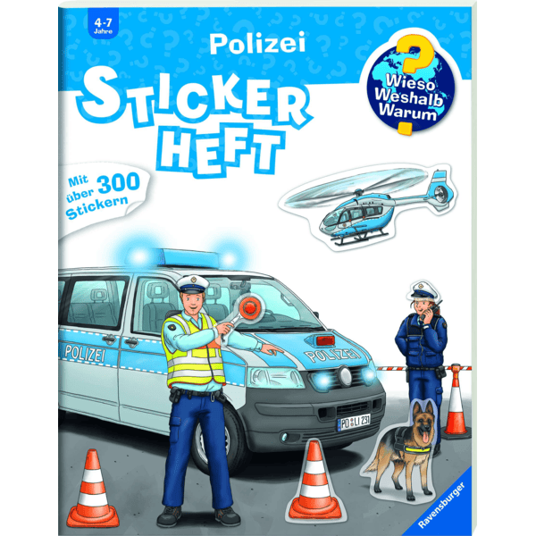 Ravensburger Wieso? Weshalb? Warum? Stickerheft Polizei