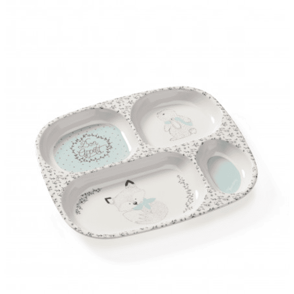 Thermobaby Plate med underinndeling, Forest 
