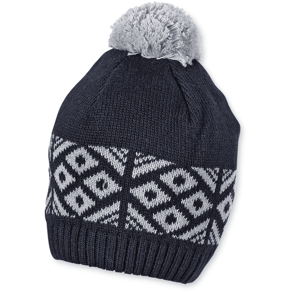 Sterntaler Beanie Beanie strikket hue marine 