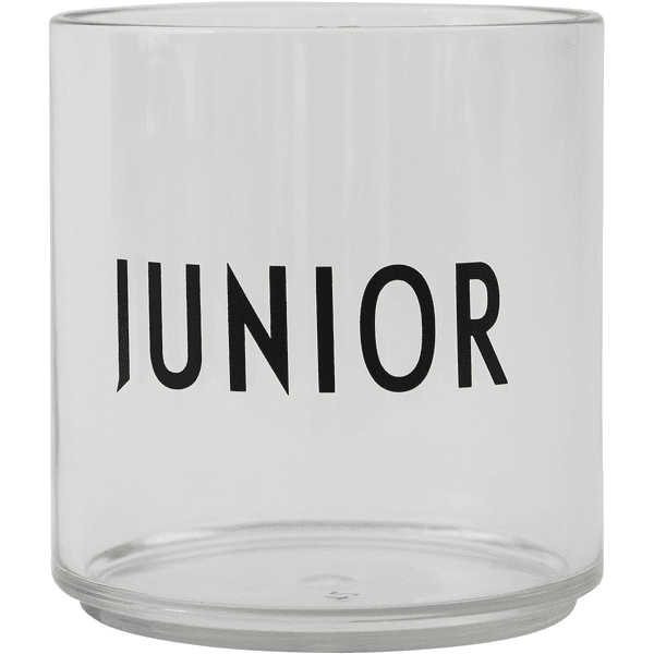 Design letters Barn dricker glas tritan transparent JUNIOR 