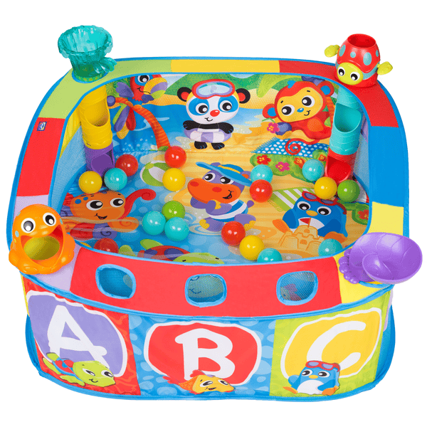 Piscina con palla per bambini, Piscina per bambini, Piscina per bambini  pop-up, All'aperto con mini canestro da basket, Piscina con palline, gioca a  P