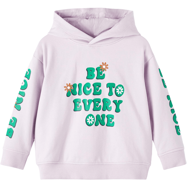 name it Hoodie Nmfsilke Orchid Petal