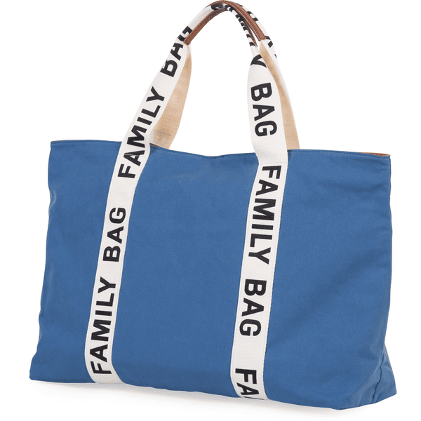 CHILDHOME Sac langer Family Bag Signatur Canvas indigo