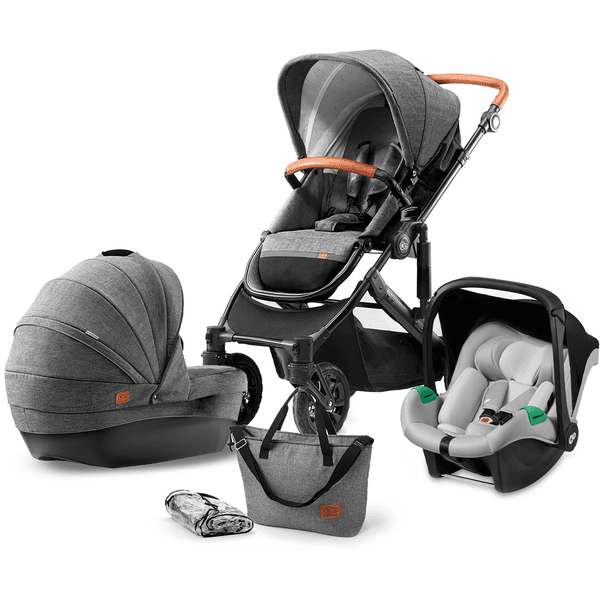 Kinderkraft Kinderwagen PRIME 2 - 3in1 Shadow Grey 