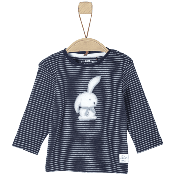 s.Oliver Girl s shirt met lange mouwen donkerblauwe strepen