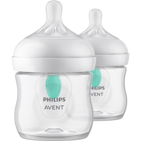Philips Avent Babyflasche Anti Kolik SCY670/02 Natural Response mit AirFree Ventil 125ml 2 Stück