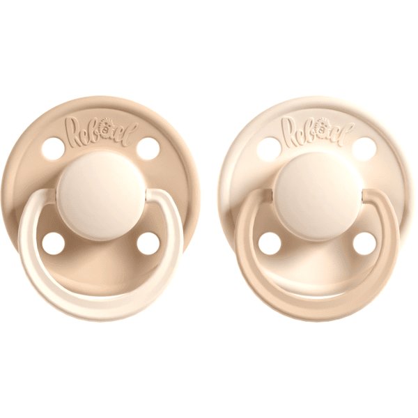 Rebael Smokk 2-pakning 0-6 M Dusty Pearl y Mouse /Frosty Pearl y Løve