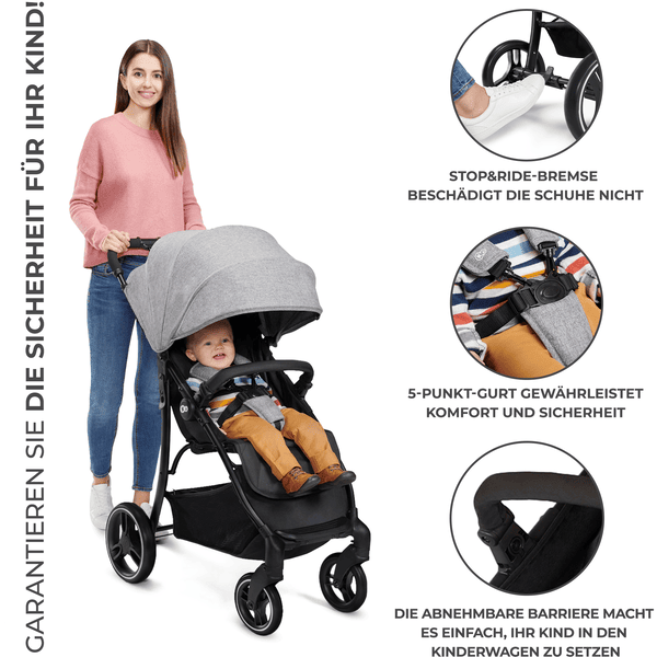 Sicherheitsgurt für Baby Kinderwagen,5-Punkt-Kinder