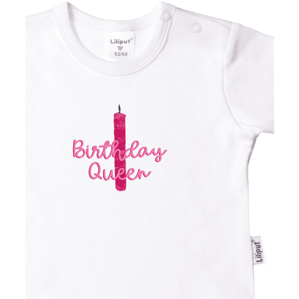 Liliput T-Shirt Birthday Queen weiss