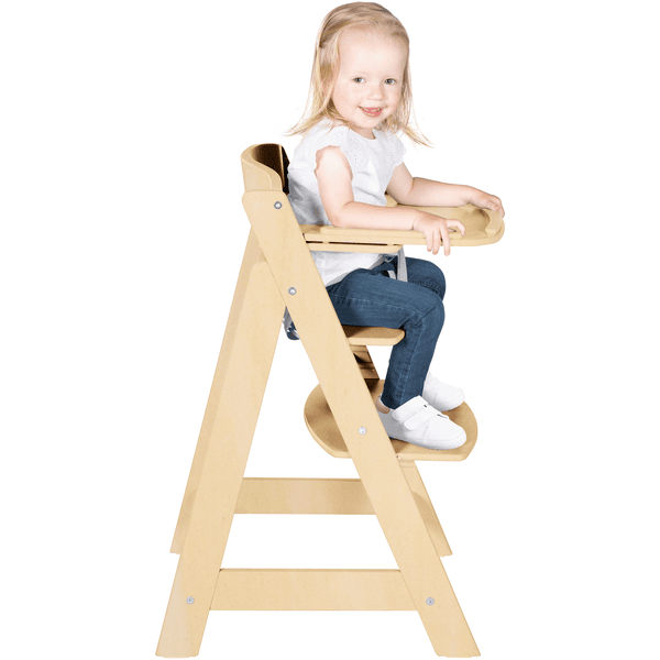 Tableau et Tabouret en Bois pour Enfant - ROBA - Double Face - Naturel vert  - Roba