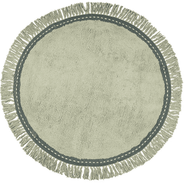 Tapis Petit Tapis enfant rond Lily mint green Ø 110 cm