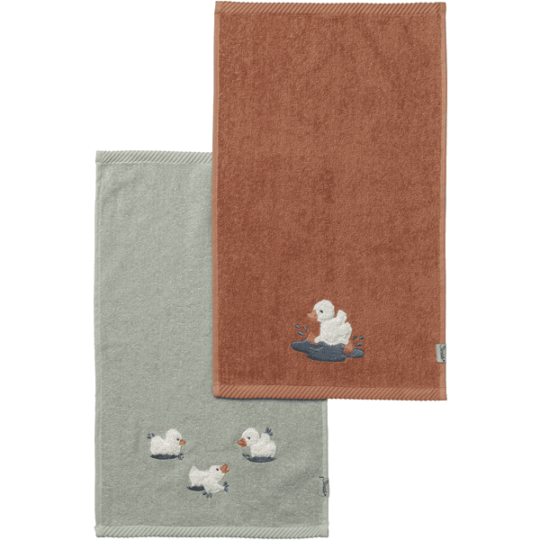 Sterntaler Asciugamano per bambini in confezione doppia 50 x 30 cm Edda colorato