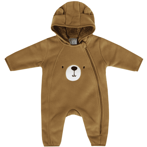 JACKY NORDIC Fleece overall met capuchon BOY bruin