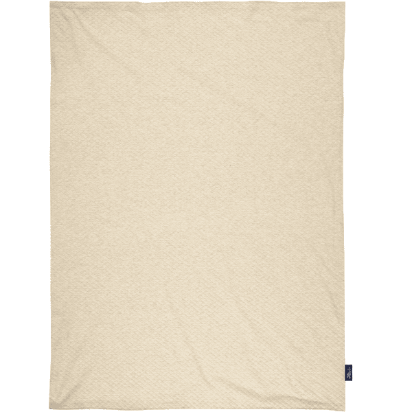 Alvi® Plaid enfant Jersey Special Fabric courtepointe nature 75x100 cm