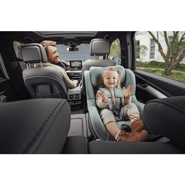 Britax Romer Reboarder Dualfix 5Z Fossil Grey pinkorblue