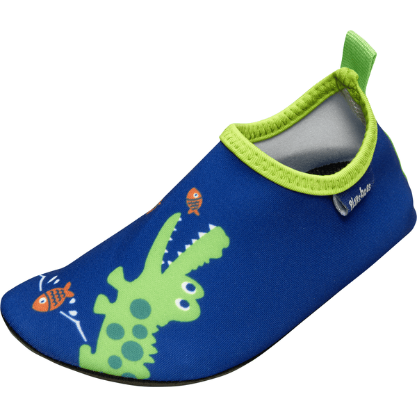 Playshoes Scarpe da bagno Coccodrillo marina