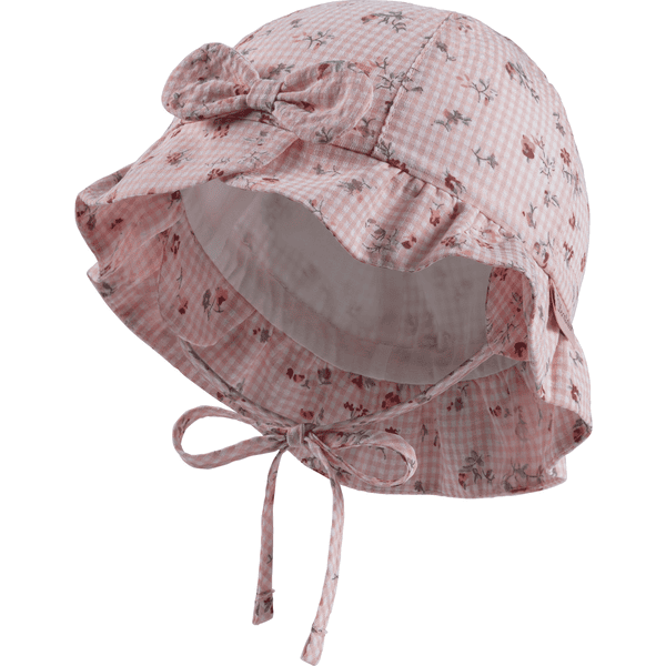 Sterntaler Hat Vichy ternet perle pink 