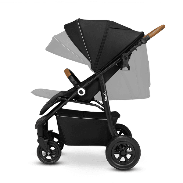 poussette simple Alexia Black Onyx Lionelo- Poussette bébé