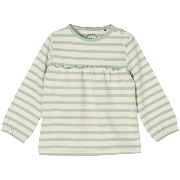 s. Olive r Camiseta de manga larga aqua stripes 