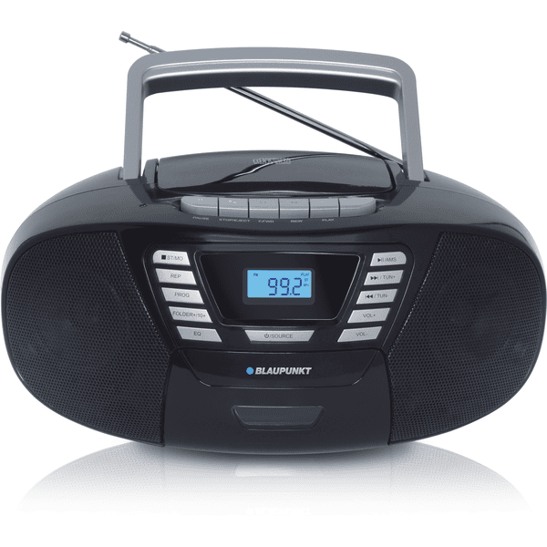 BLAUPUNKT  Boombox s CD + kazetou + USB + Bluetooth 4.2, černý 