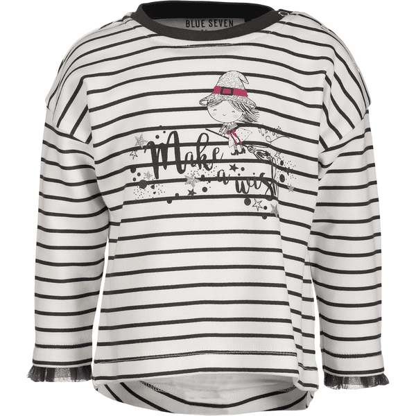 BLUE SEVEN Girl s Sweatshirt blanc cassé