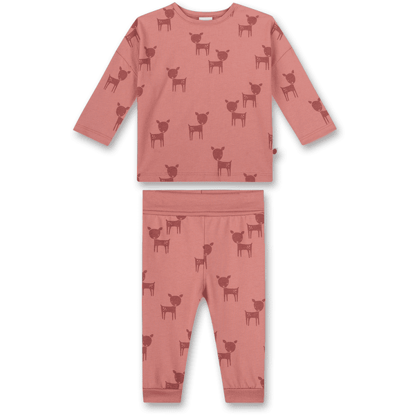 Sanetta Pyjama Bambi tumma vaaleanpunainen 