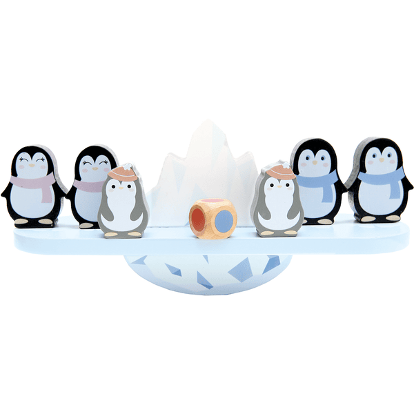 Bino Gioco di equilibrio in legno pinguini