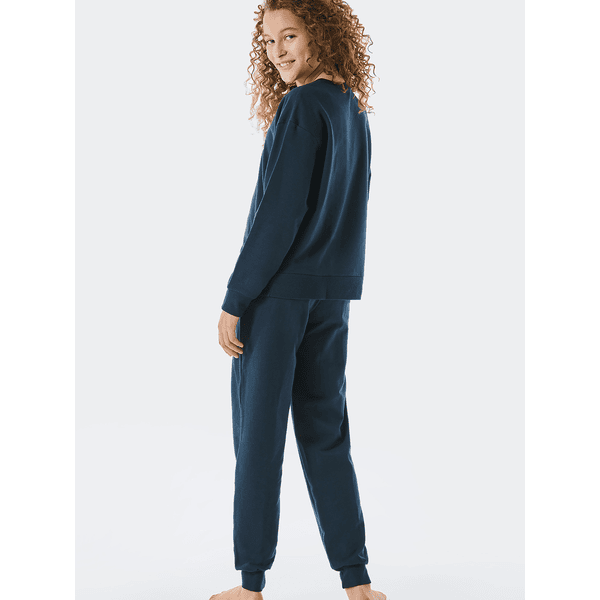 Schiesser Pyjama Teens Nightwear nachtblau
