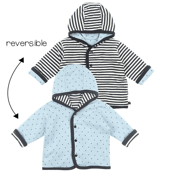 Feetje Chaqueta infantil con capucha reversible Mini antracita-melange