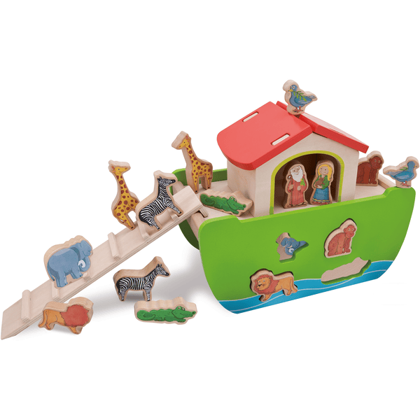 Eichhorn Jeu à enficher Arche de Noé bois