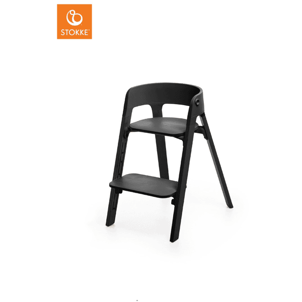 STOKKE® Steps™ Hochstuhl schwarz Buche schwarz