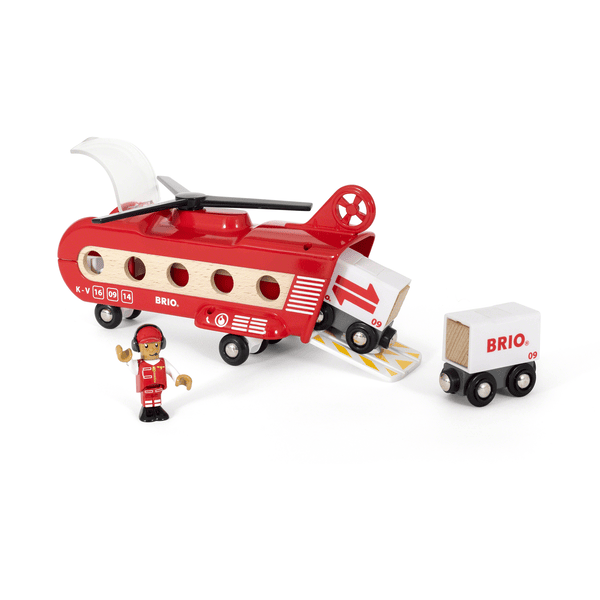 BRIO® WORLD Eisenbahn-Transporthubschrauber 33886