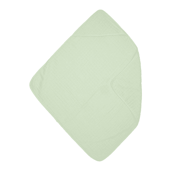 MEYCO Asciugamano con cappuccio Musslin Uni Soft Green 80 x 80 cm