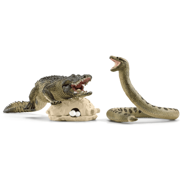 schleich® Figurine duel alligator anaconda 42559