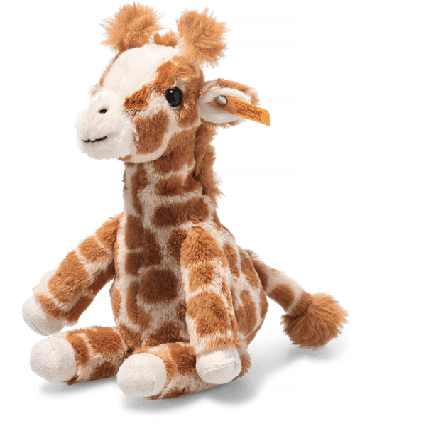 Steiff Peluche girafe Gina Soft Cuddly Friends tachetée brun clair, 23 cm