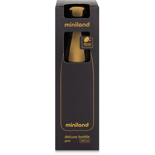 miniland Termo dorado de lujo con efecto cromado 500 ml 