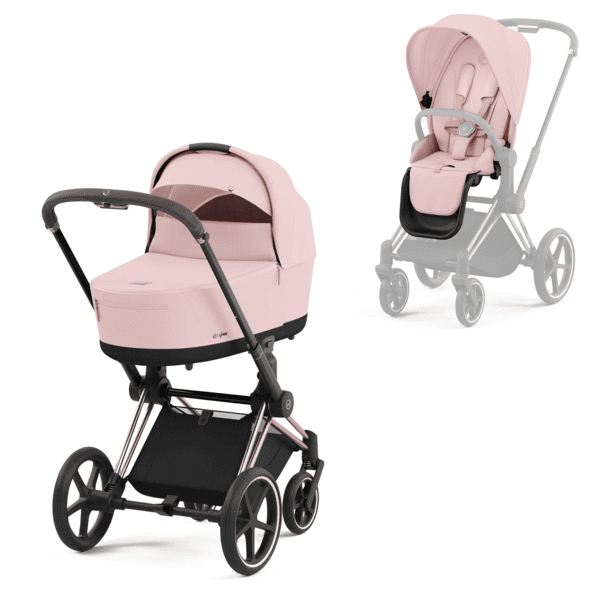 cybex PLATINUM Kombikinderwagen New Priam Priam Rosegold Peach Pink