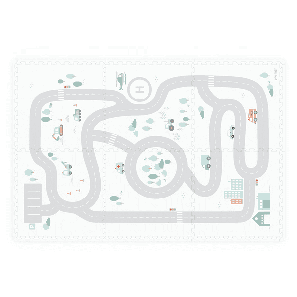 play&go ® Puzzelmat Road 120 x 180 cm