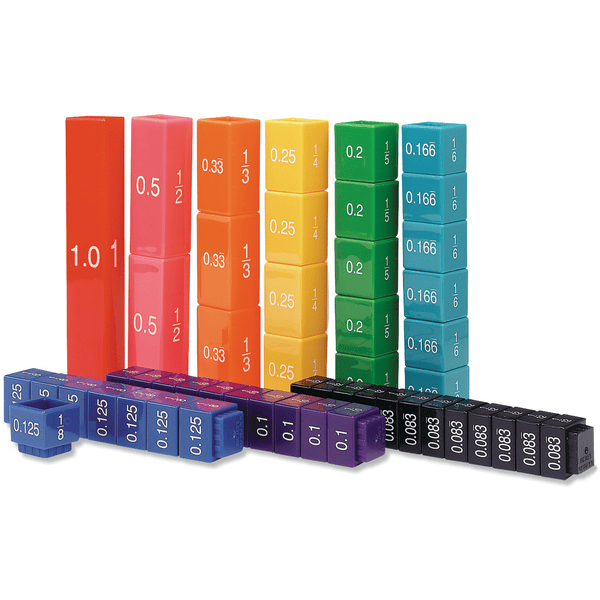 Learning Resources ® Fraction Tower® Equivalency Cubes