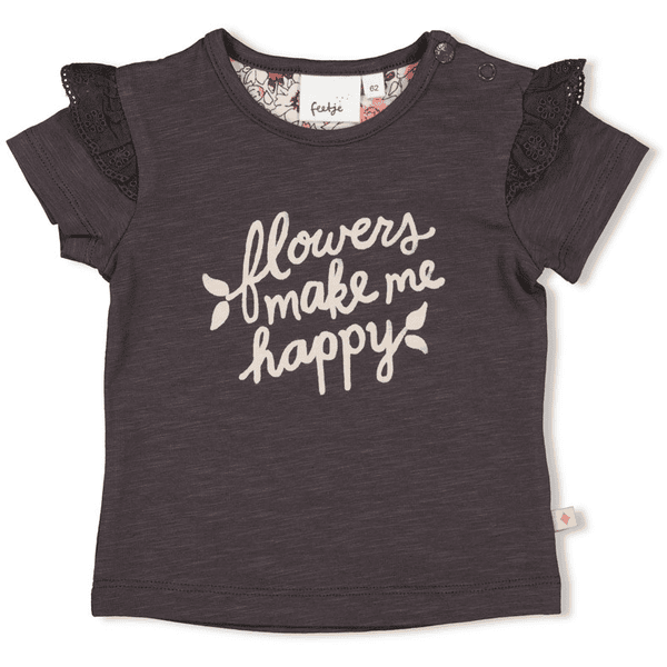 Feetje T-Shirt Wild Flowers Antraciet