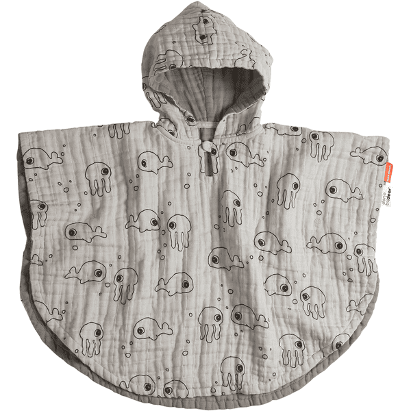 Done by Deer ™ Grigio Poncho da bagno