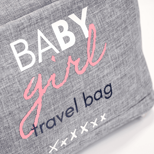 BABY ON BOARD Sac à langer Simply Duffle Baby Girl mélange gris