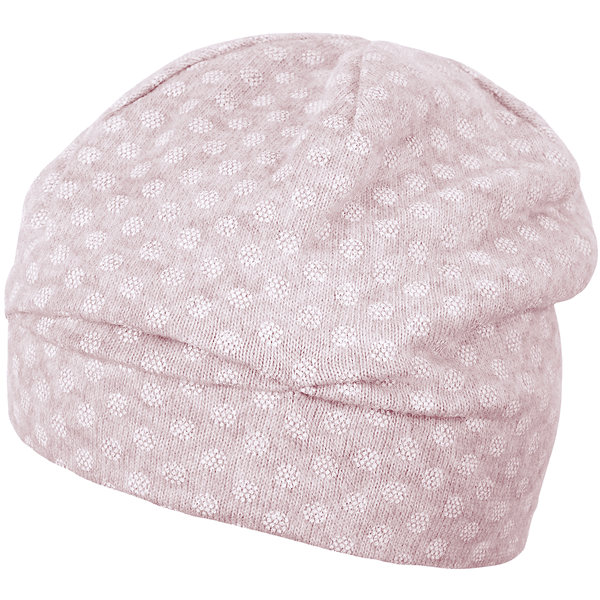 Sterntaler Slouch-Beanie Punkte rosa